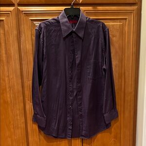Alfani Men's Purple Dress Shirt